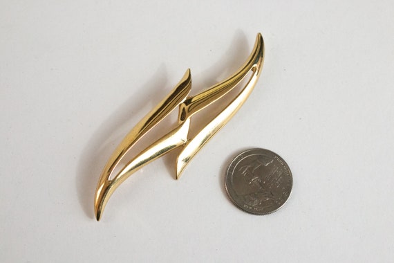 Vintage 1960s Trifari Brooch Pin - image 4