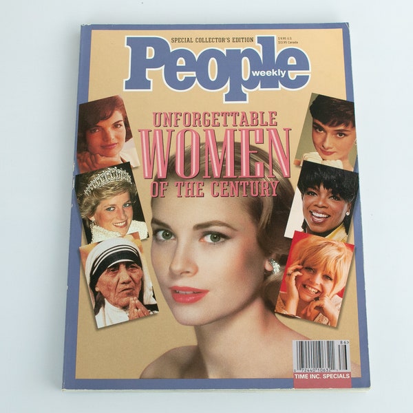 People Magazine Special Collector's Edition: Unforgettable Women of the Century printed 1998