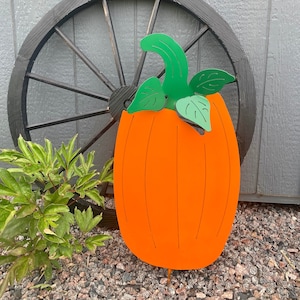 Large Metal Pumpkin/ Fall decoration/ Metal Pumpkin Decoration/ Outdoor Pumpkin Decor