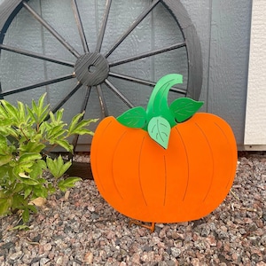 Medium Metal Pumpkin, Fall Pumpkin, Metal Pumpkin, Fall Decor, Autumn Decor, Pumpkin Decor for Outdoors