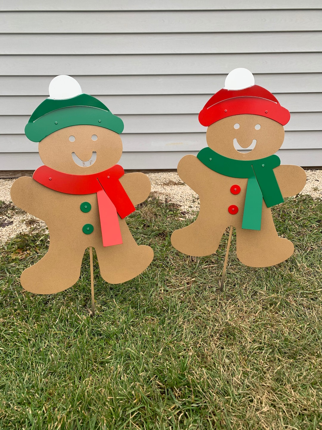 Metal Gingerbread Men - Etsy