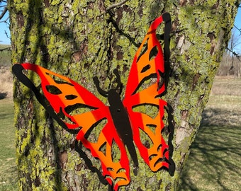 Metal Hanging Butterfly/ Fence Decoration/ Butterfly Hanging Decoration/ Garden Decoration