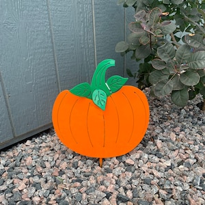 Small Metal Pumpkin, Fall Decoration, Outdoor Pumpkin Decoration, Autumn Decor