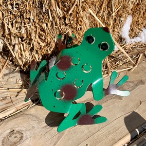Metal Frog/ Outdoor Frog Decoration/ Outdoor Garden Decoration