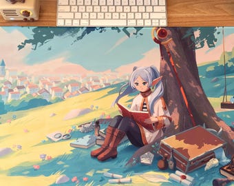 Frieren Beyond Journey&#39;s End Desk Mats