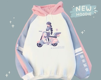 Pastel Color Block Hoodie