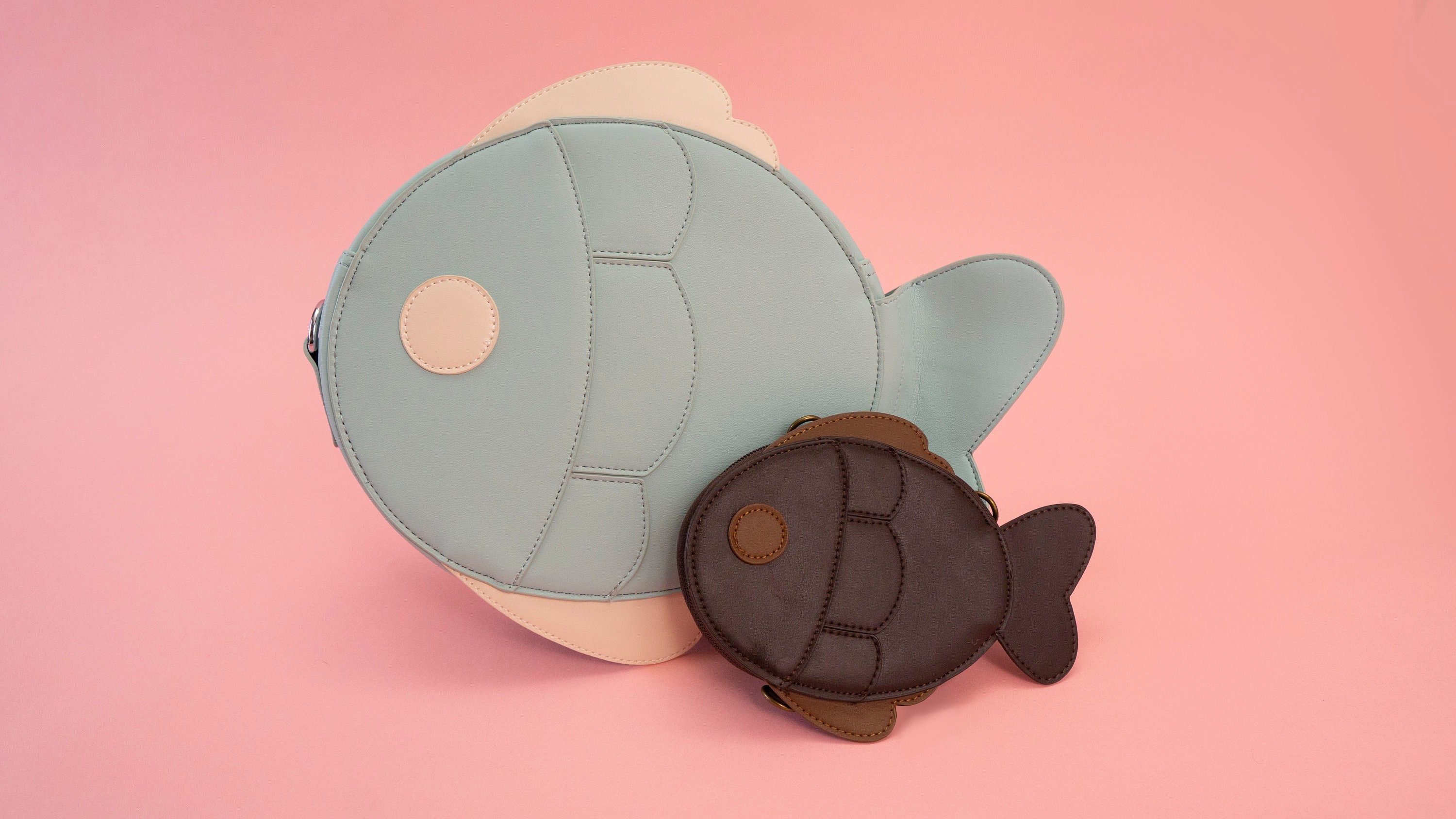 パステルフィッシュバッグとミニフィッシュバッグ - Etsy 日本
