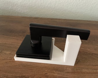Pet Proof Door Lever Lock: Square Handle, 3D Printed