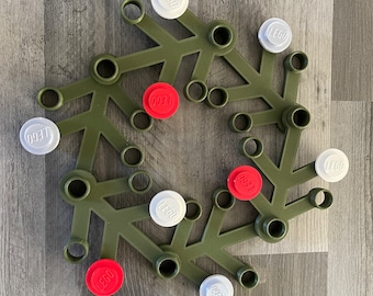 Giant Lego Style Wreath (15 inch)