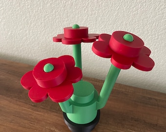 Valentines Day Lego Style bouquet