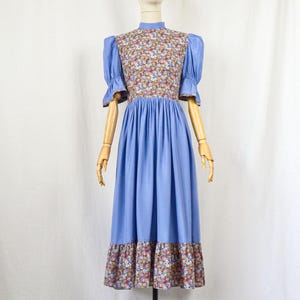 BLUE EYED GRASS - Abito vintage Prairie anni &#39;80 - Taglia S/M