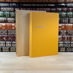 Jules Verne: From the Earth to the Moon, Heritage Press Edition in Slipcase