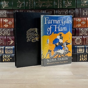 Farmer Giles of Ham: 1st American Edition, Original Dust Jacket, Leather Slipcase