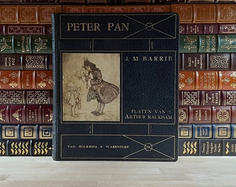 Limited and Numbered 1907 Edition of Peter Pan by J.M Barrie, Stunning Color Plate Illustrations by Arthur Rackham, Exceptionally Rare