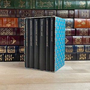 Complete Set of First Pantheon Books Editions of Jane Austen Novels from the 1960&#39;s, Matching Publisher&#39;s Slipcase, Collectible