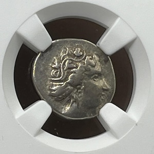 Histiaea AR Tetrobol, Euboea, NGC Certified Very Fine, ca. 3rd-2nd Centuries BC