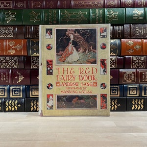 Rare Red Fairy Book by Andrew Lang, Illustrated Early Edition