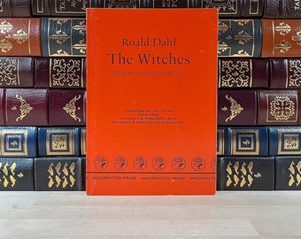 Proof, The Witches by Roald Dahl, Illustrated by Quentin Blake, Extremely Rare, Publisher's Proof, Advance Reading Copy