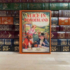 Vintage Alice in Wonderland Book: 1920s Garden City Edition, A.E. Jackson Illustrations
