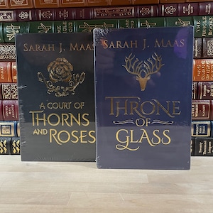 Sealed, Two Popular Sarah J. Maas Collector's Editions, A Court of Thorns and Roses & Throne of Glass