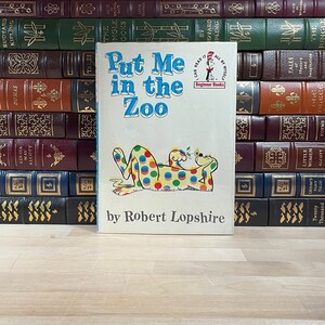 Put Me in the Zoo von Robert Lopshire, Erstausgabe und Frühdruck mit Original-Schutzumschlag, illustriert vom Autor