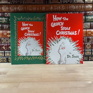 The Grinch Who Stole Christmas Geschrieben und illustriert von Dr. Seuss, First Deluxe Edition mit passendem Schuber