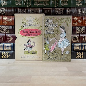 Rare 1953 Alice&#39;s Adventures Under Ground: Slipcased Edition
