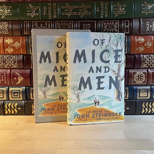 Of Mice and Men by John Steinbeck, Fine Press, First Edition Library, Professional Facsimile in Matching Slipcase