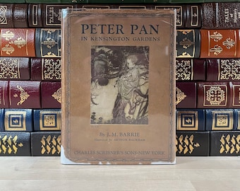 Peter Pan in Kensington Gardens by J.M Barrie, Illustrated by Arthur Rackham, Original Very Rare Dust Jacket