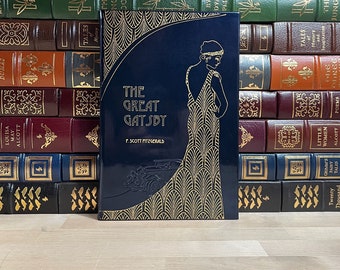The Great Gatsby by F. Scott Fitzgerald, Custom Bonded Leather Binding, Modern Reprint