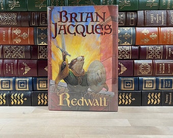 Redwall by Brian Jacques, First Edition and Second Printing, First Book in the Redwall Series, Original Dust Jacket, Scarce