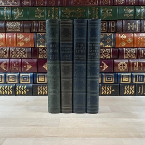 Novelas clásicas de Victor Hugo, Jules Verne y Nathaniel Hawthorne, primeras ediciones de tipo artístico de Books, Inc