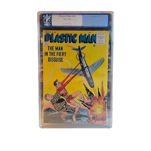 Plastic Man Issue #60, March 1956, PGX Graded 4.0