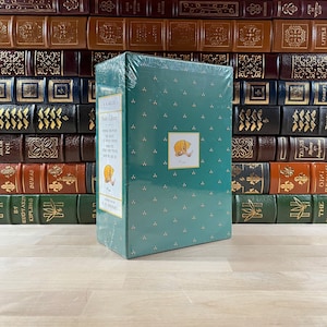 Sealed, Vintage 1980&#39;s Set of the Winnie the Pooh Library by A.A. Milne, Illustrated by E.H. Shepard, Matching Slipcase, Christopher Robin