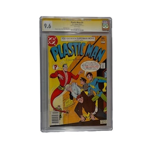 Plastic Man  Issue #19: August-September 1977, CGC Graded 9.6, Ramona Fradon Signed