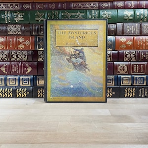 The Mysterious Island by Jules Verne, Scribner Classics Edition, Illustrated by N.C. Wyeth