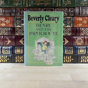 Henry y la ruta del papel de Beverly Cleary, ilustrado por Louis Darling, primera edición y vigésima quinta impresión