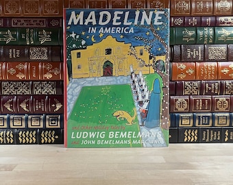 Madeline in America Book, 1st Edition, 3rd Printing, Bemelmans, Dust Jacket