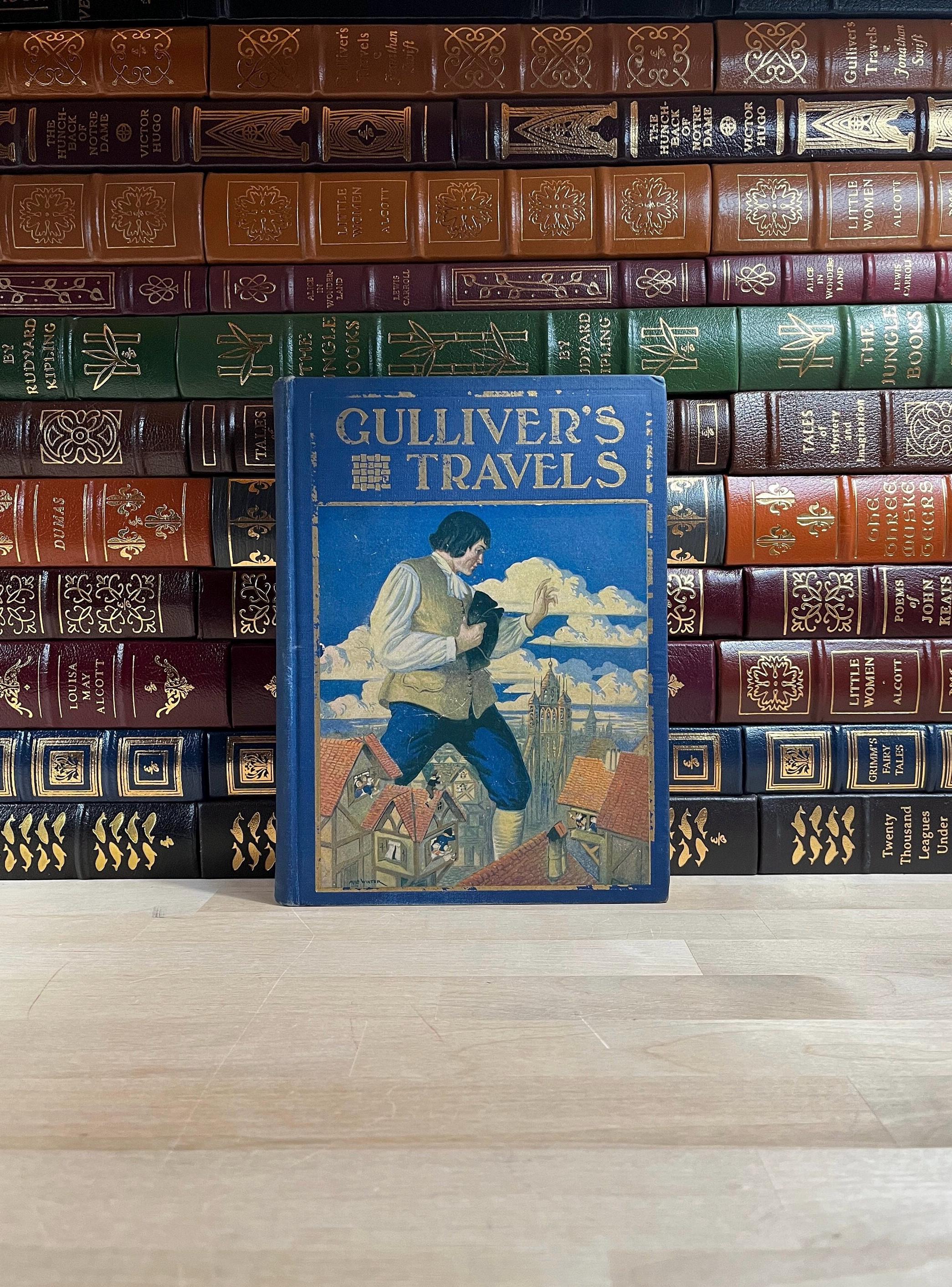 Los viajes de Gulliver de Jonathan Swift, ilustrado por Milo Winter, edición coleccionable de Rand McNally de 1927