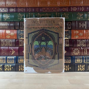 Rare, Collectible, Early German Printing of Grimm's Fairy Tales by The Brothers Grimm, Very Rare Dust Jacket, c 1900