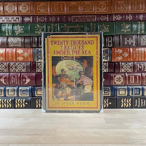 Rare, Collectible, Scribner Classics First Edition of Twenty Thousand Leagues Under the Sea by Jules Verne, Rare Dust Jacket, 1946 Printing