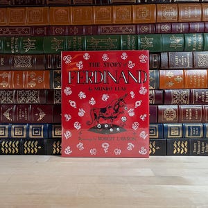The Story of Ferdinand the Bull, Munro Leaf, Illustrated by Robert Lawson, First Edition and 115th Printing, Dust Jacket