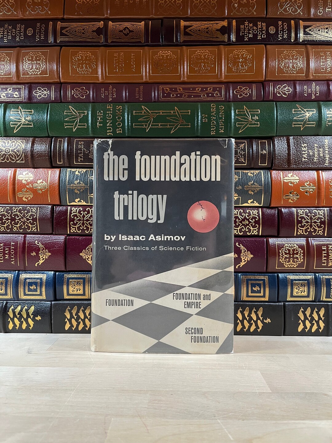 The Foundation Trilogy by Isaac Asimov, Vintage, First Book Club