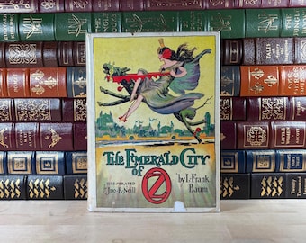 The Emerald City of Oz door L. Frank Baum, eerste editie, jaren 1940 Reilly & Lee Printing