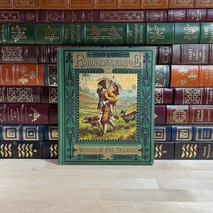 1869 Robinson Crusoe Book: McLoughlin Brothers, Color Plates