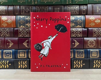 Mary Poppins von P.L. Traversen: Custom Bonded Leather, Illustrierter Nachdruck der 1990er Jahre