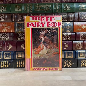 The Red Fairy Book by Andrew Lang, Illustrated, Vintage Edition, Grosset & Dunlap, 1950s
