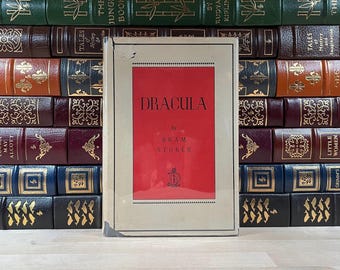 Dracula autorstwa Brama Stokera, rzadki, wczesny druk brytyjskiego klubu książki, Doubleday and Company, lata 60. XX wieku
