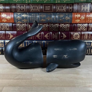 ヴィンテージの木製クジラ型ブックエンド - Etsy 日本