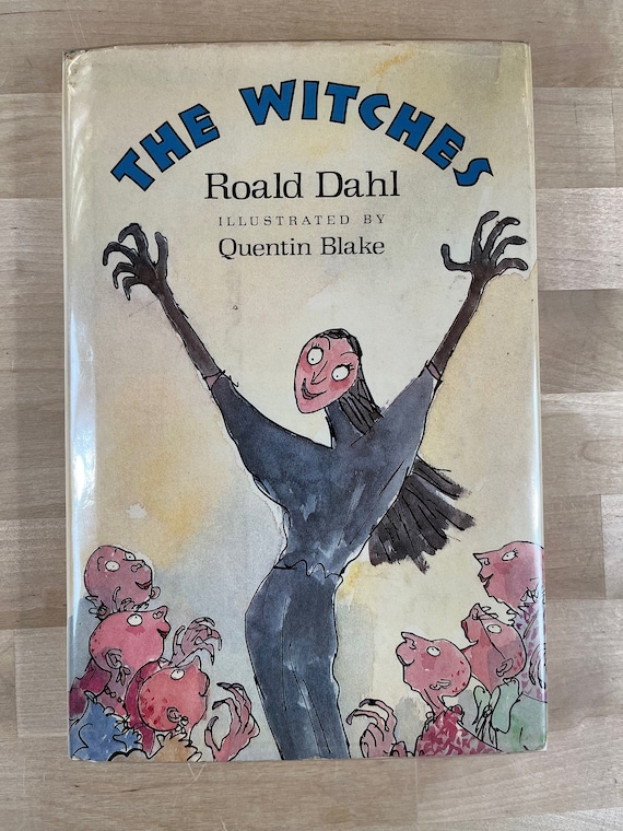 Firmato, prima edizione e dichiarata ottava ristampa de Le streghe di Roald  Dahl, illustrato da Quentin Blake, autografato da Lucy Dahl figlia -   Italia